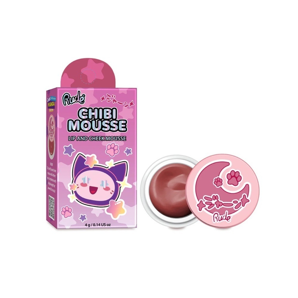 3/$15 🌸 RUDE Chibi Mousse Lip and Cheek in Pink
